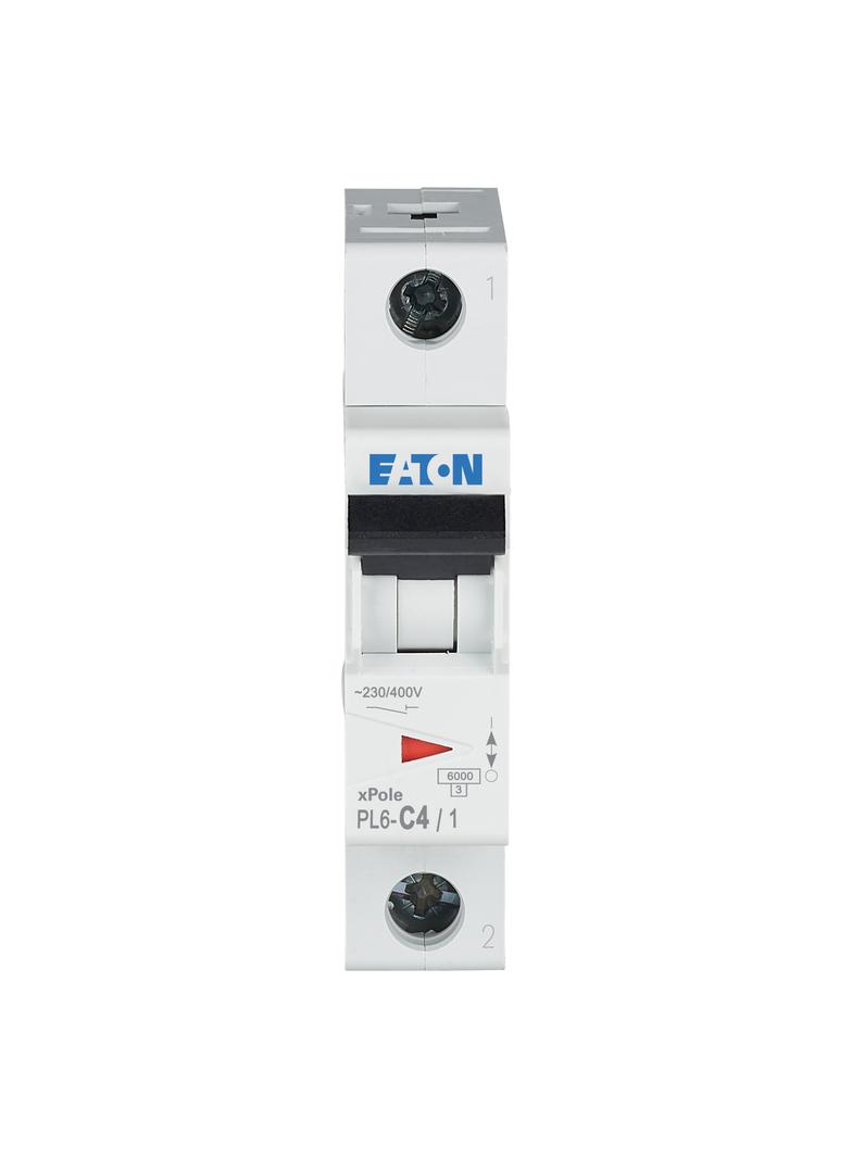 PL6-C4/1 Wyłącznik nadprądowy 6kA C4A 1P 286529 EATON