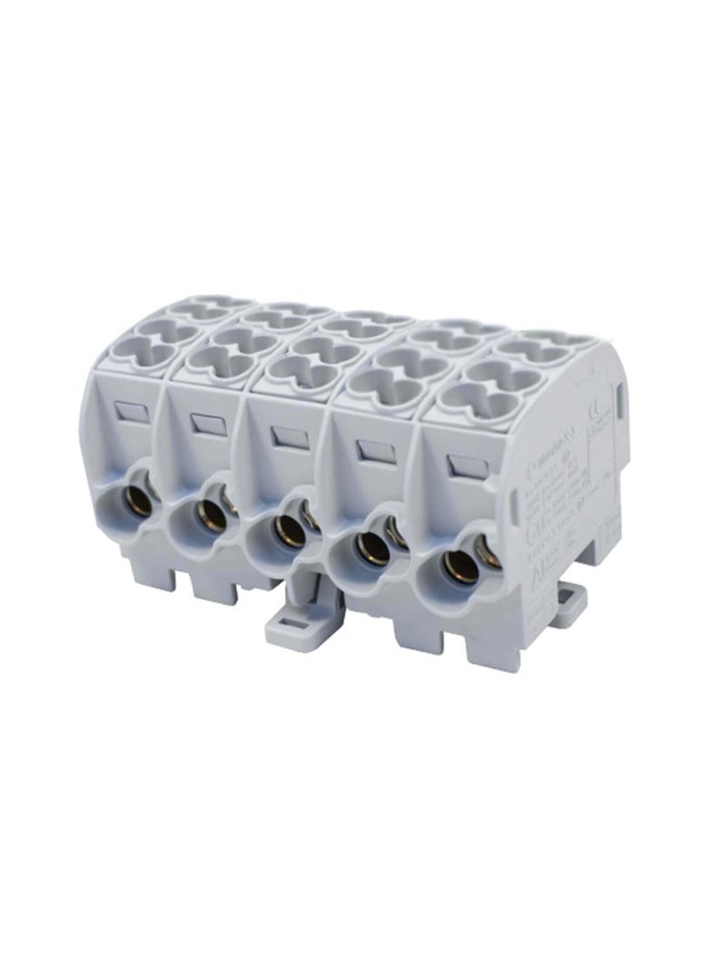 SCB 25-5X Blok rozdzielczy - odgałęźny Al/Cu 80150 SIMBLOCK szary SIMET