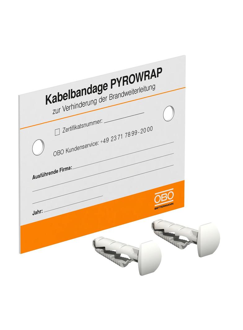 KS-FSB DE, Tabliczka opisowa