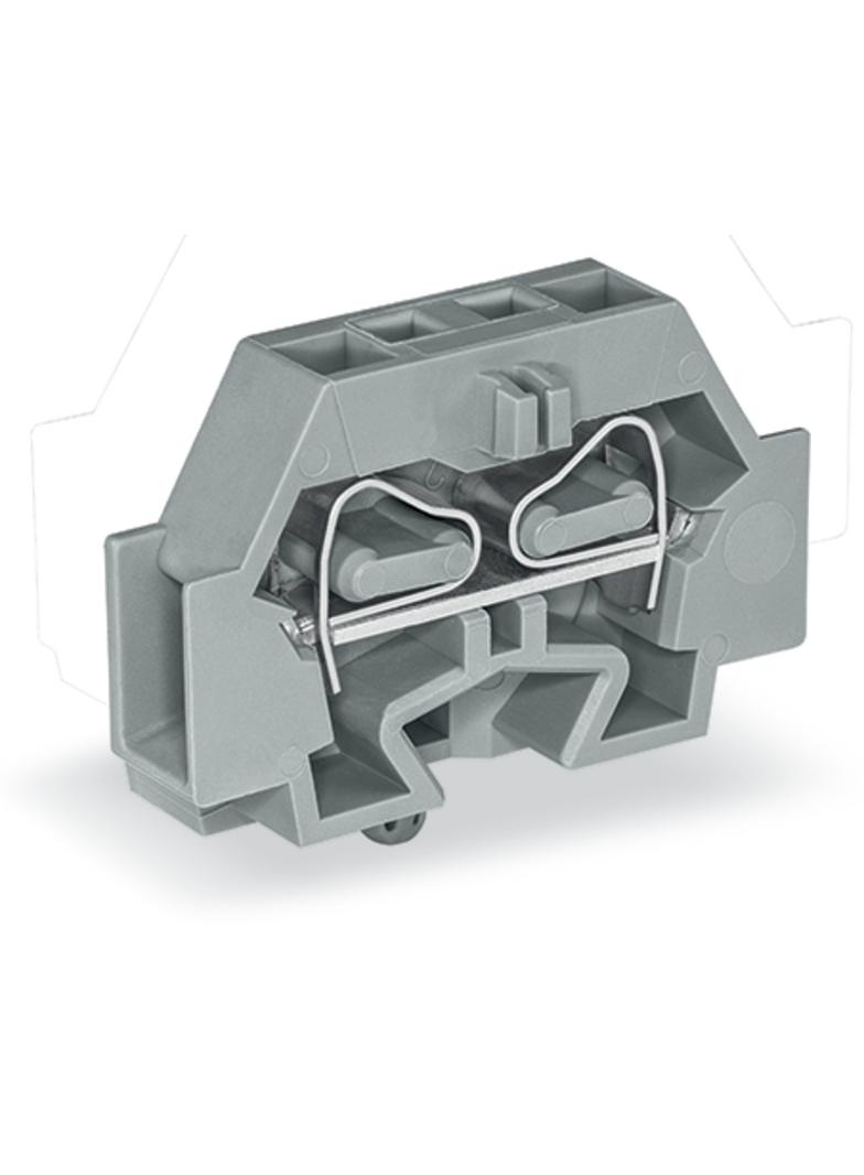 Złączka 2‑przewodowa 4mm2 szara ze stopką montażową 262‑311 /50szt./ WAGO