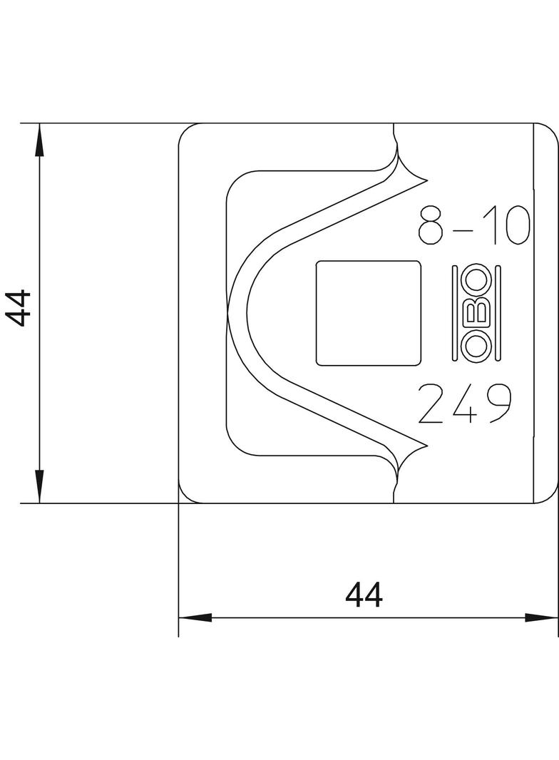 249 8-10 ALU-OT, SZYBKOZAŁĄCZE 249 8-10 ALU-OT