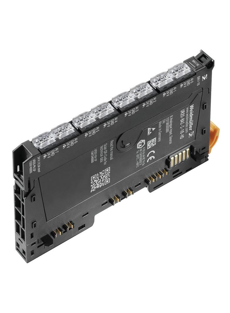 UR20-8AI-I-16-HD Zdalny moduł wej./wyj., IP20, sygnały analogowe, Wejście, 8-kanałowa /1szt./ 1315650000 WEIDMÜLLER