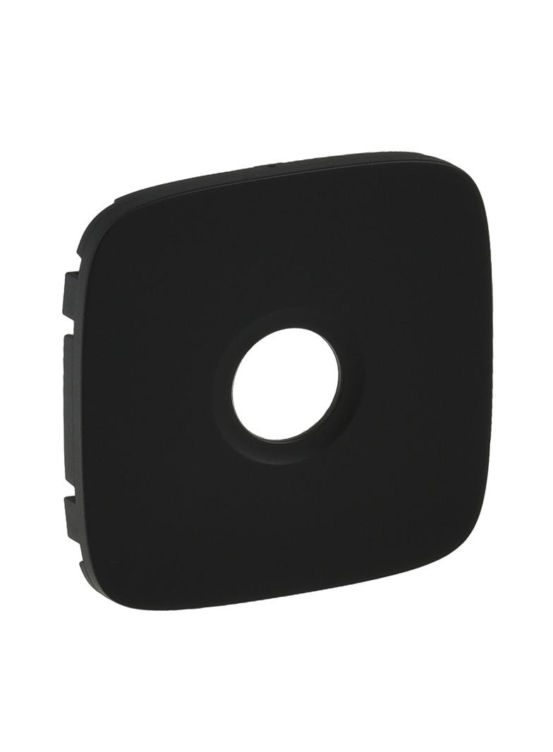 VALENA ALLURE - PLAKIETKA CZARNA GNIAZDA KOŃCOWEGO TV ''F'', Legrand