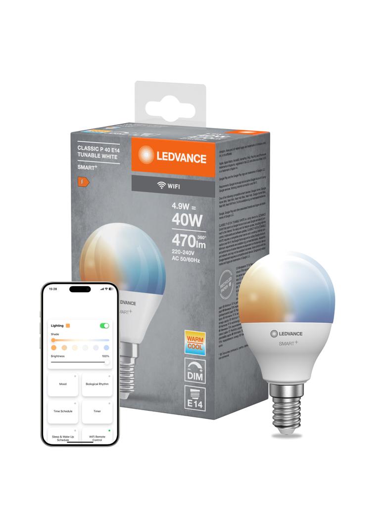 Lampa LED SMARTWIFI P40 4,9W/827230VTWFRE144X1 LEDV