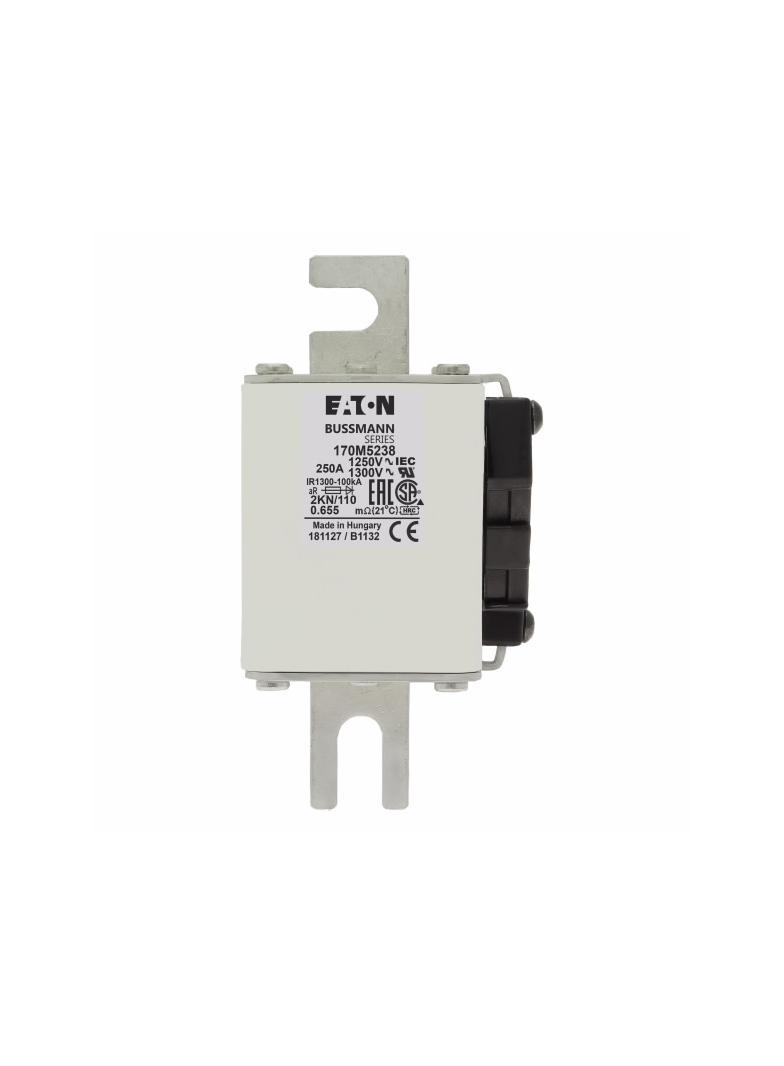 FUSE 250A 1250V 2KN/110 AR CU Wkładka szybka 250A AC 1250V rozmiar 2 61x77x138 mm aR DIN I 170M5238