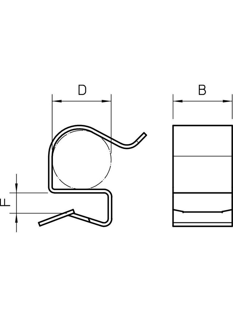 BCC 2-4 D11, Zacisk nośny