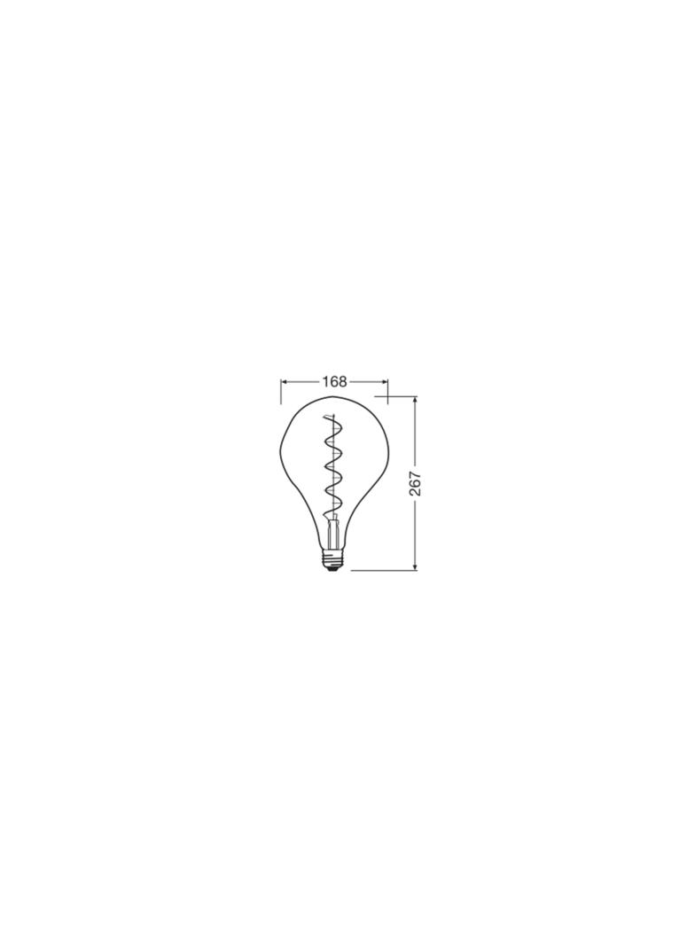 Lampa LED Vintage 1906 LED Filament szkło przezroczyste 15 dim 4,5W/817 E27