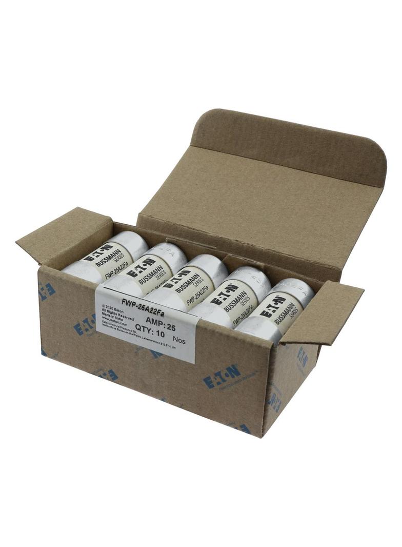 25AMP 700VAC 22 X 58MM FERRULE 25AMP 700VAC 22 X 58MM cylindryczna do półprzewodników FWP-25A22F EAT