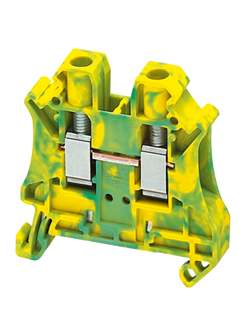 Złączki NSY, zacisk śrubowy uziemienie ochronne 2 punktowy NSYTRV62PE