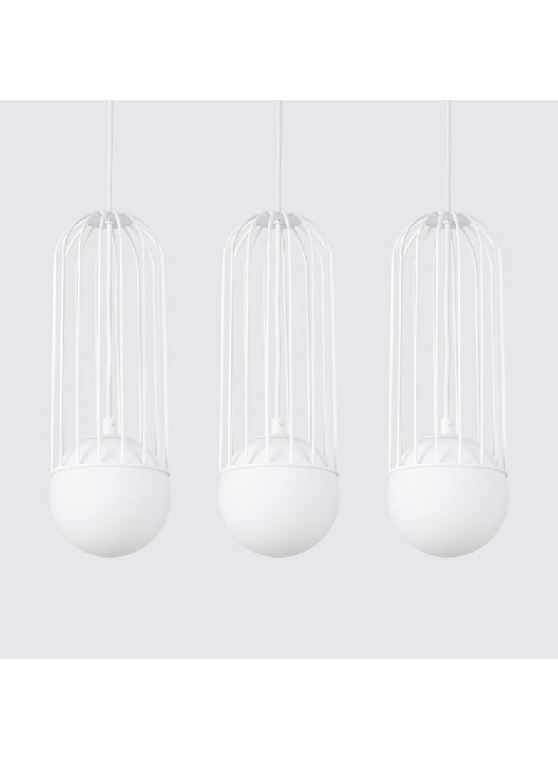 Lampa wisząca BRINA 3L biała