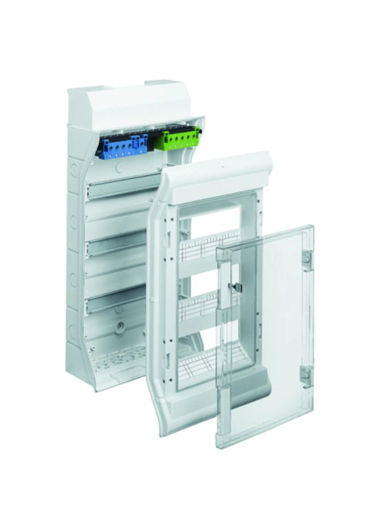 vector outdoor Rozdzielnica natynkowa IP65 odporna na UV przetłoczenia 3x18 VE318PN HAGER