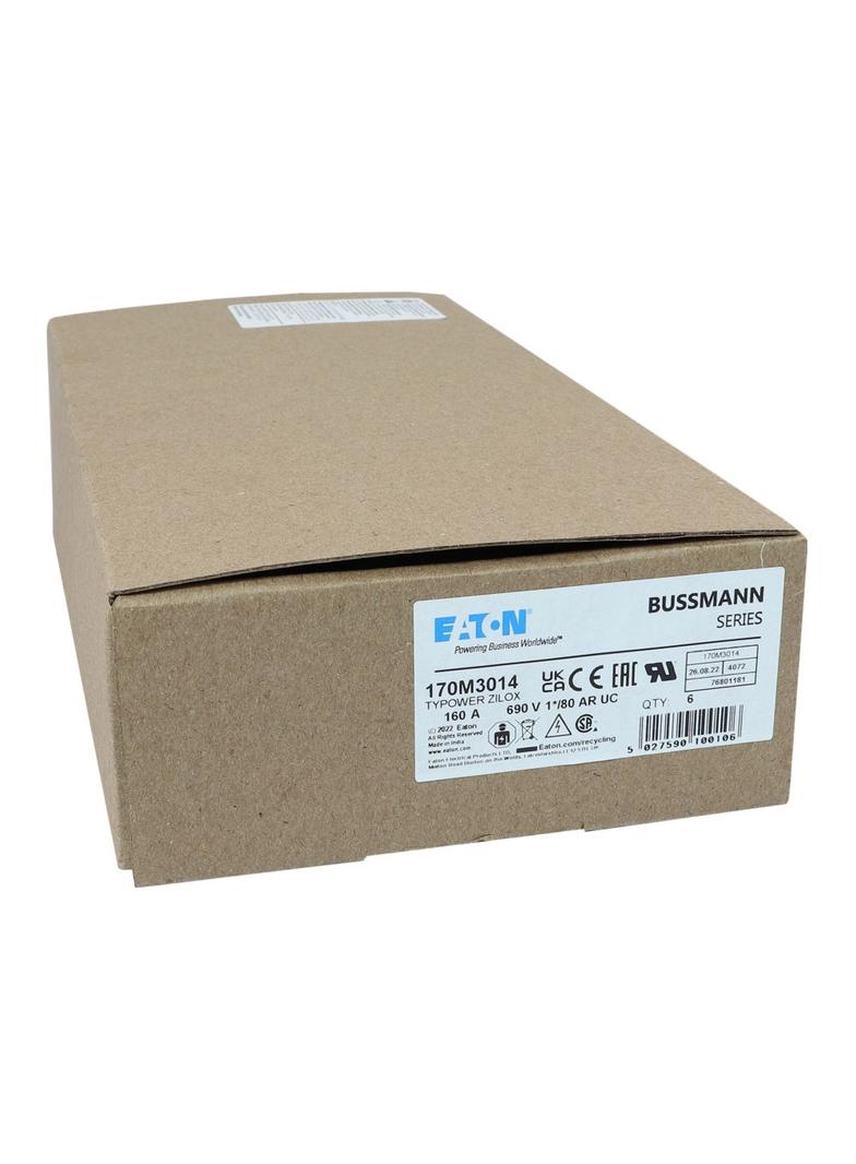 160A 690V 1*/80 aR INDICATOR FUSE Wkładka szybka 160A AC 690V compact DIN 1 45x45x104 mm, 170M3014 E