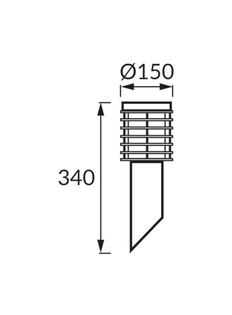 Oprawa ogrodowa HL295 100W