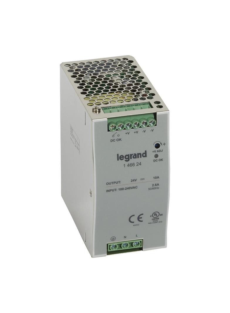 ZASILACZ 1F STABILIZOWANY 240V/24V 10A, Legrand