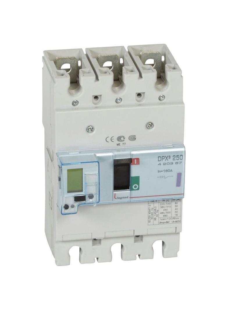 Wyłącznik DPX3 250 El 3P 160A 50Ka 420367 LEGRAND