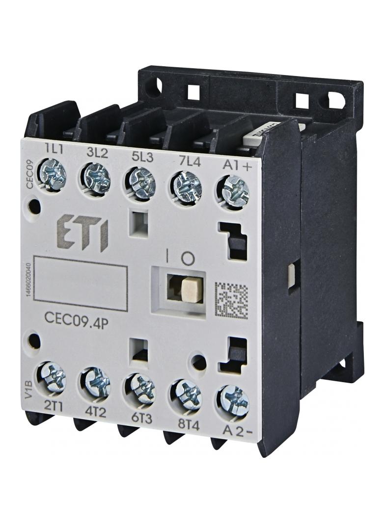 CEC09.4P 230V-50/60HZ - Stycznik silnikowy miniaturowy