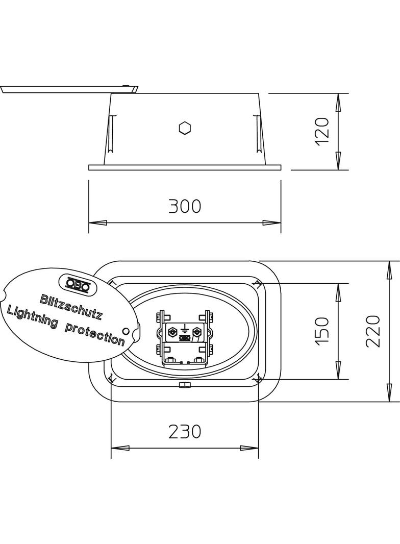 5700 SP, Skrzynka kontrolna podłogowa
