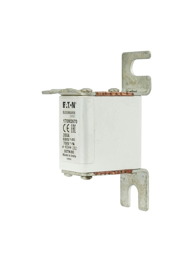 350A 690V aR 00TN/80 TYPE T IND. FUSE Wkładka szybka 350A AC 690V DIN 00 aR DIN IEC nieizol 170M2670