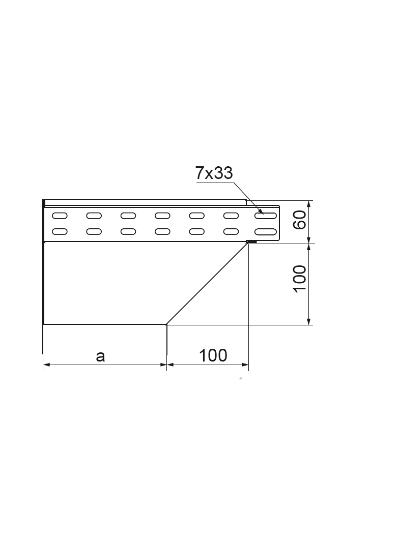 KRLJ300H60 Kolanko redukcyjne lewe 1,0 mm