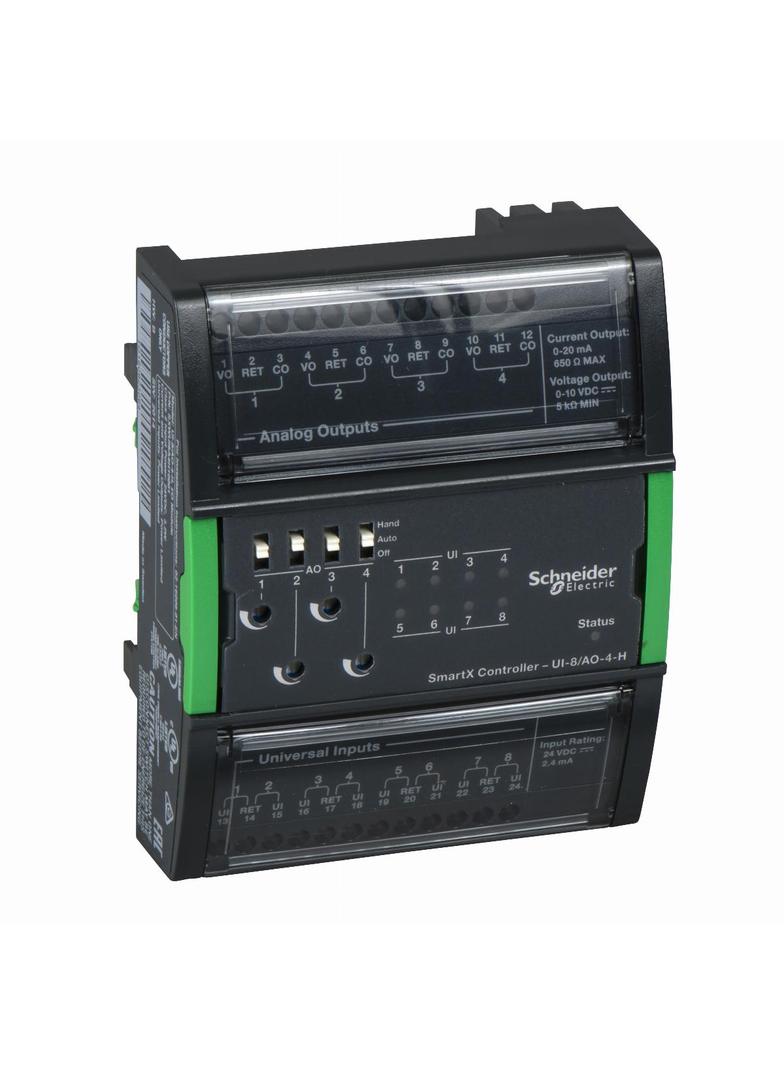 AS-P, moduł wejść uniwersalnych i wyjść analogowych, 8UI, 4AO, wymaga podstawy, bez podstawy TB-IO-W