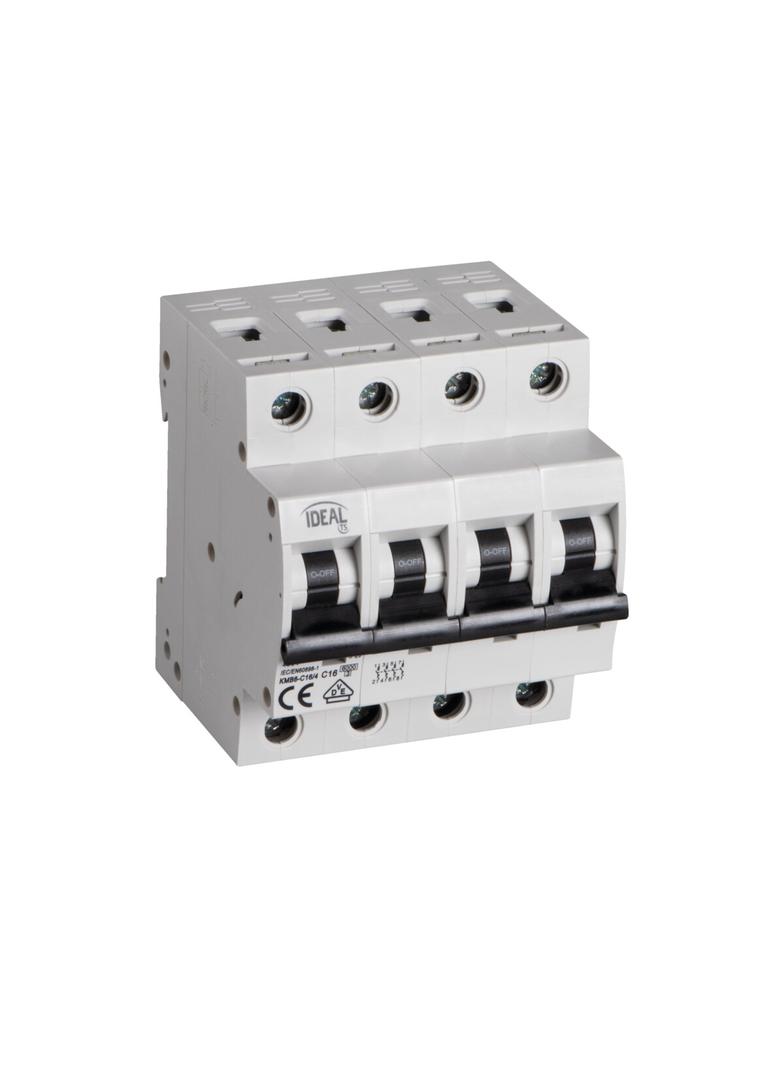 Wyłącznik nadprądowy 6kA 4P C16A KMB6-C16/4 32603 KANLUX