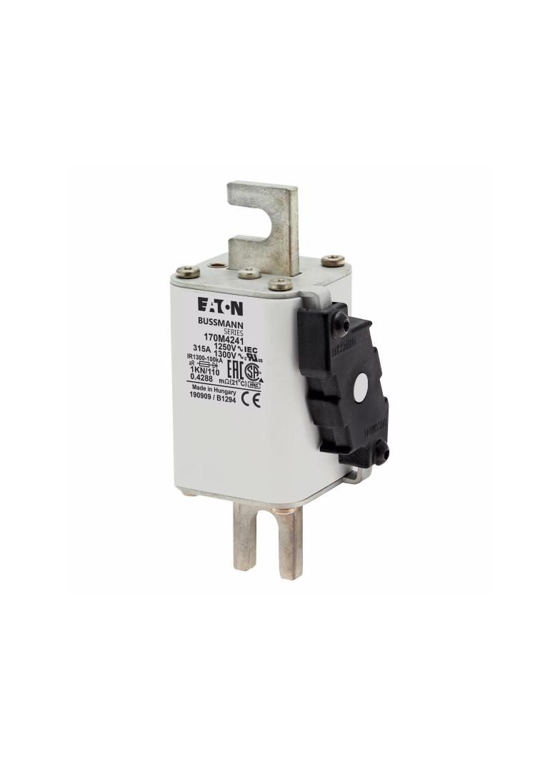 FUSE 315A 1250V 1KN/110 AR CU Wkładka szybka 315A AC 1250V rozmiar 1 53x69x138 mm aR DIN I 170M4241