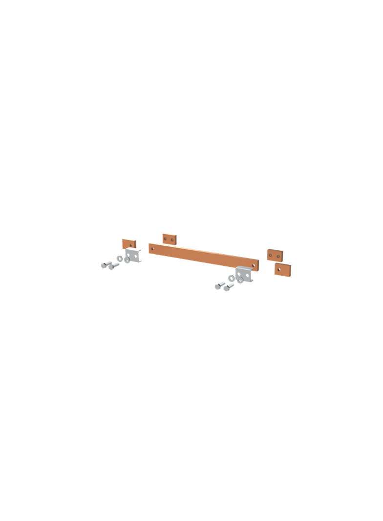 ZX2349 Szyna miedziana 30x10mm szerokość 2PW 500mm V1, A2 (do samodzielnego montażu)