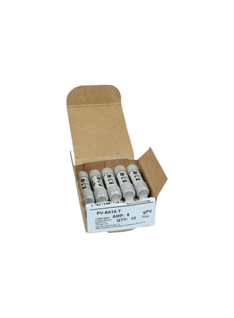 PV-8A10-T Wkładka PV cylindryczna 8A 1000V DC 10x38MM z etykietą PV-8A10-T EATON