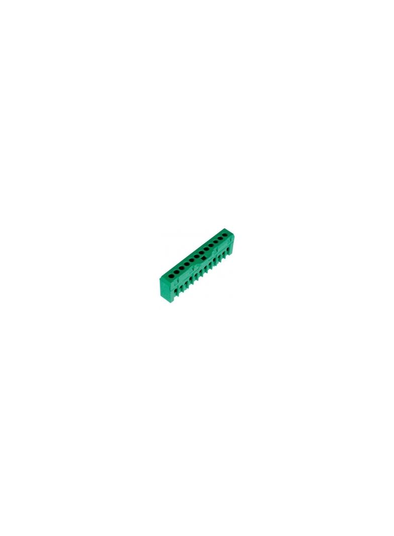 Listwa zaciskowa (1,5-10/16)mm2, 12 otworów, zielona ESC-QBLOK1202 003903207 ETI