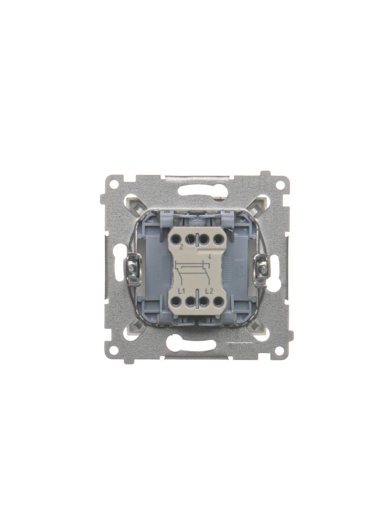 Simon 54 Łącznik krzyżowy bez piktogramu 10A 250V szybkozłączka złoty mat DW7.01/X/44 KONTAKT