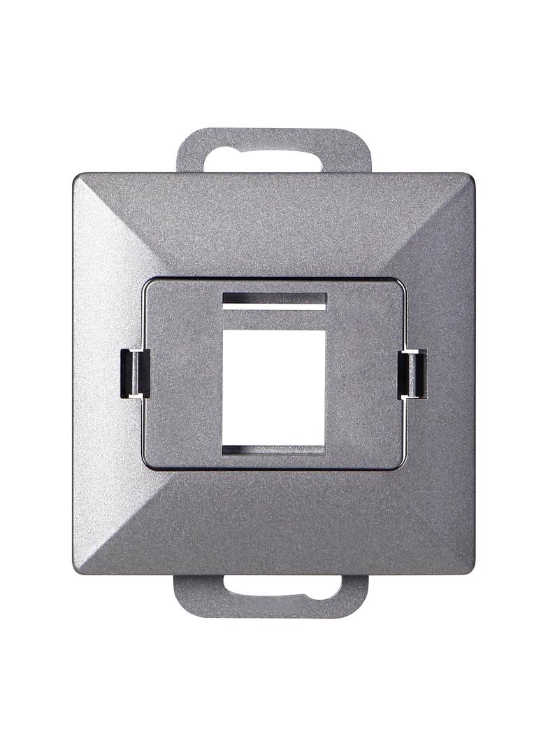 Płytka czołowa + 1xRJ45 Pearl, PC+ARJ45/P1, antracyt OR-OE-7717/A ORNO