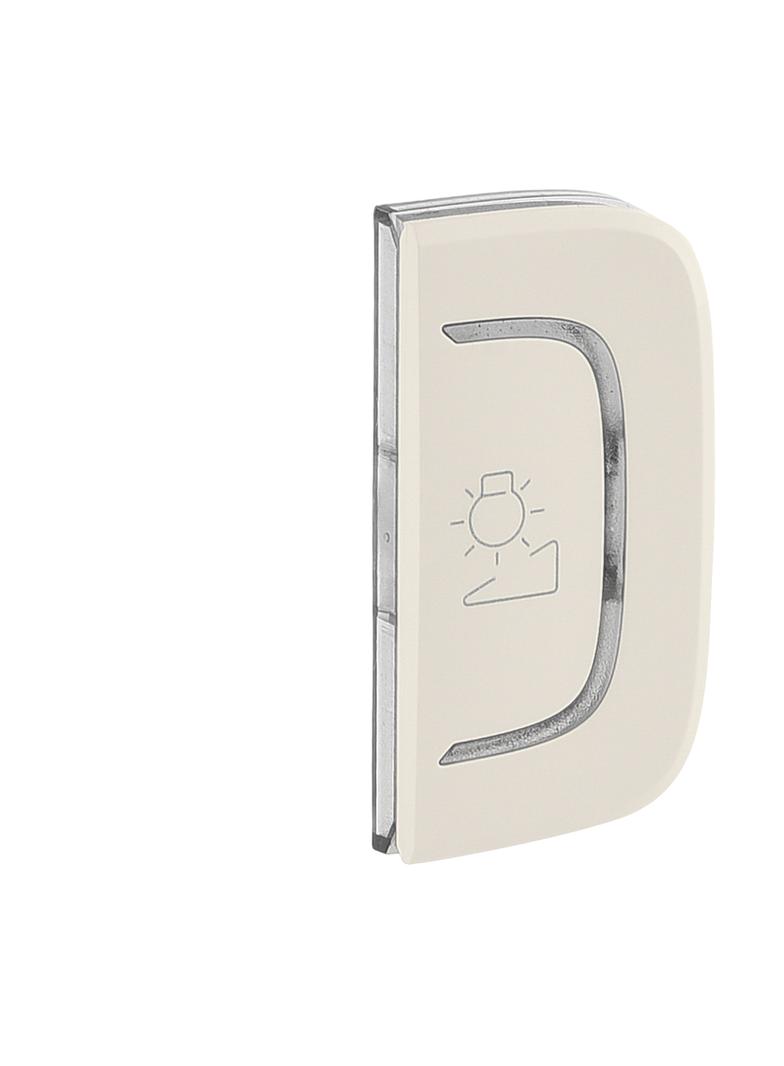 MY HOME VALENA ALLURE - KLAWISZ PRAWY ON/OFF KREMOWY, Legrand