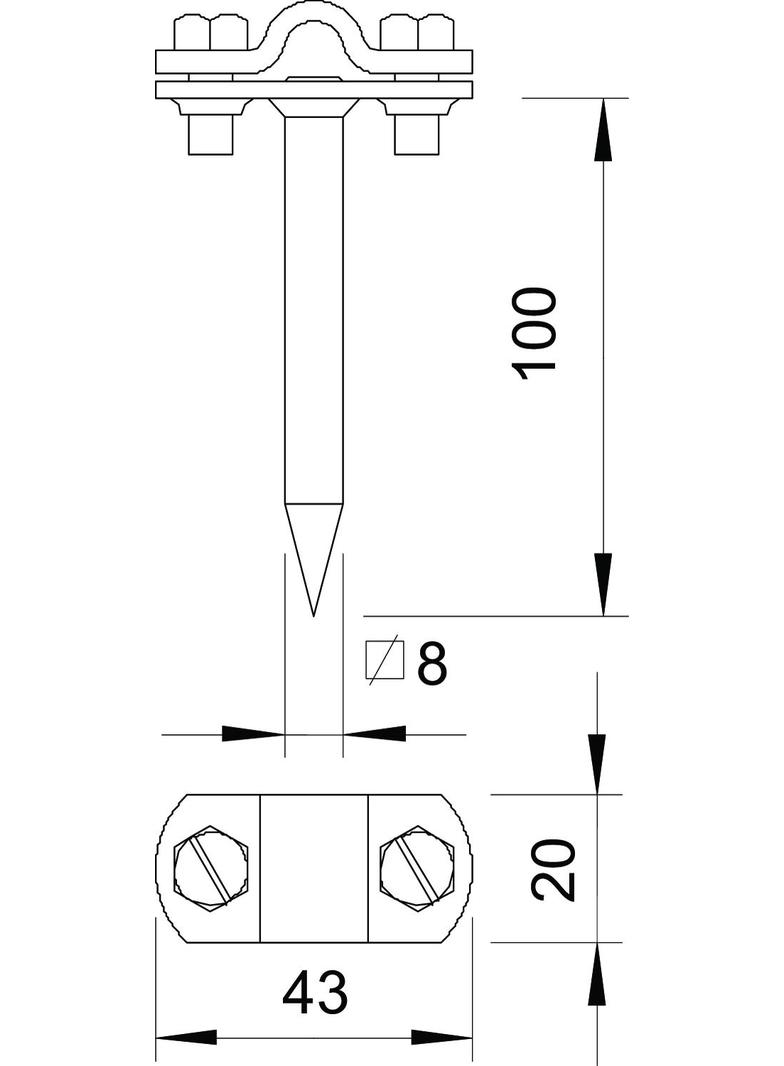 163-100, UCHWYTY PRZEW.Z NAKŁADKĄ 100 MM
