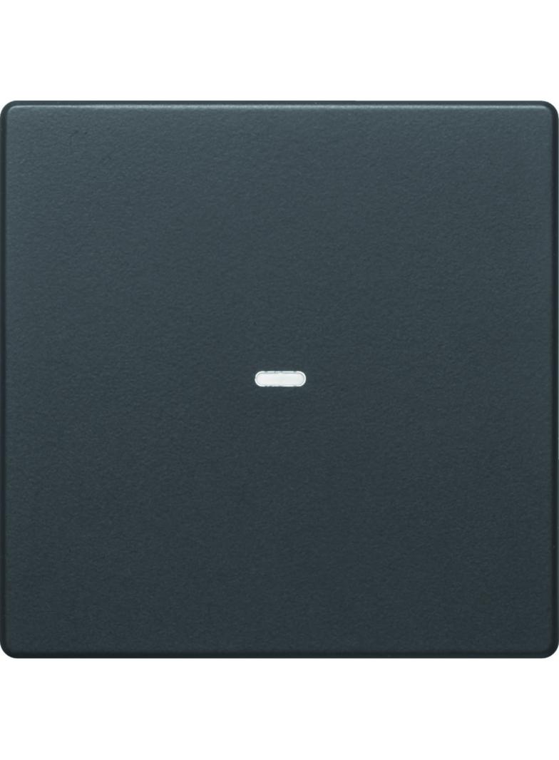 BERKER KNX e/s Q.x Klawisz z soczewką do modułu przycisku pojedyncza antracyt aksamit lakierowana. 80960226 HAGER