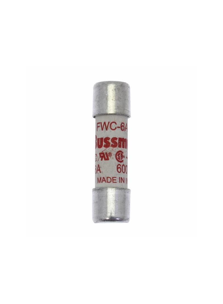 6AMP 600V AC UL FERRULE 10x38MM FUSE Wkładka szybka 6A AC 600V 10x38 mm aR UL FWC-6A10F EATON
