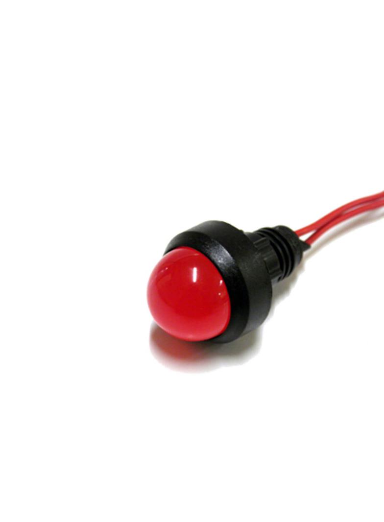 Klp20R/230V ,  Kontrolka diodowa, klosz 20 mm, 230V, czerwony