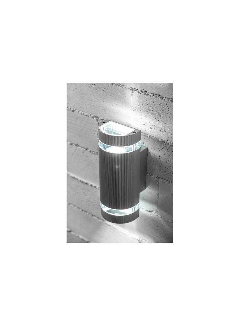 OPRAWA ŚCIENNA DWUKIERUNKOWA SILVA, GU10, MAX. 50W, IP54, AC220-240V, 50/60HZ, SZARA