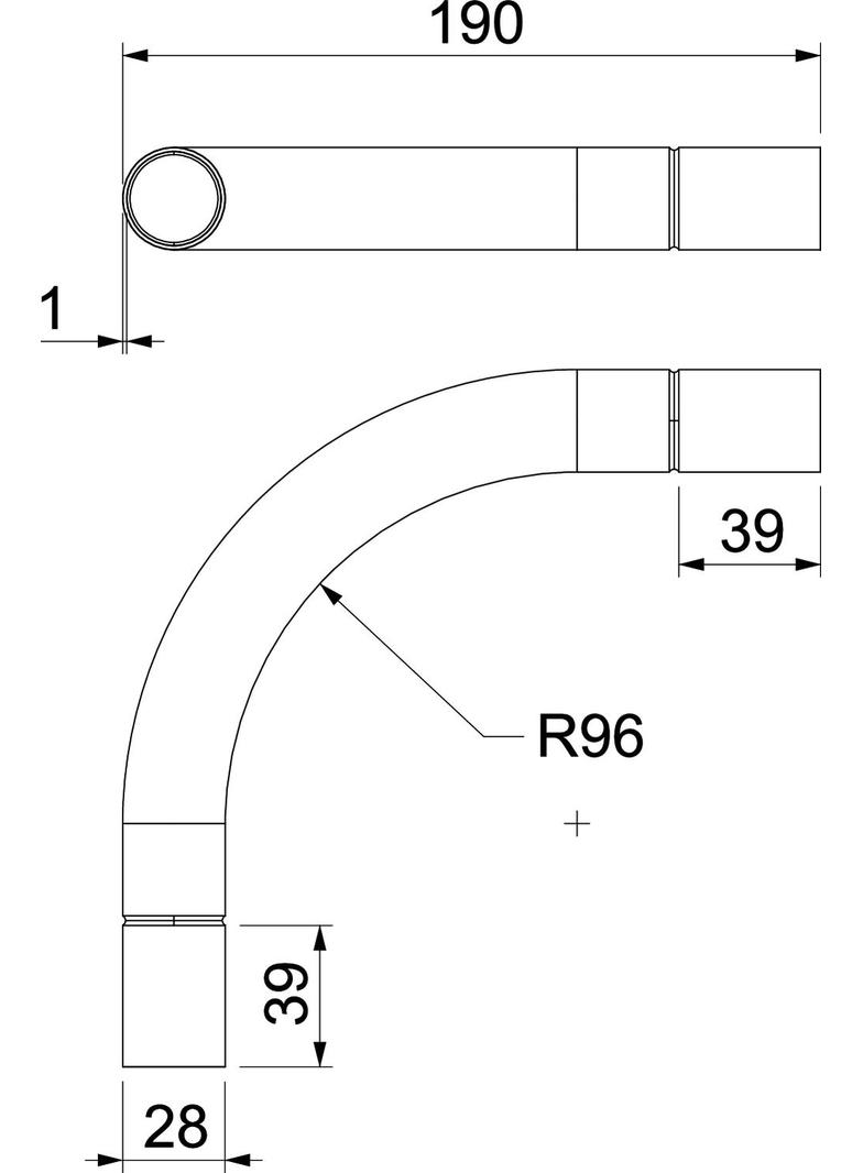 SBN25 FT, Kolanko rurowe