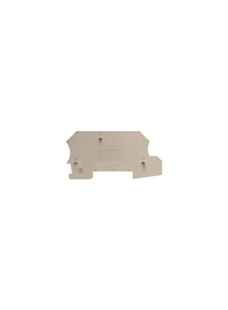 AP WMF2.5 Płytka końcowa (styki), 87.25 mm x 1.5 mm, beżowy /50szt./ 1142990000 WEIDMÜLLER
