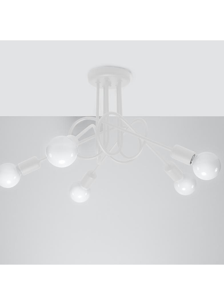Żyrandol LOOP 5 biały