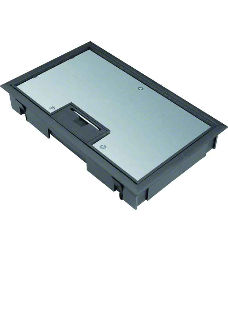 tehalit.VE-EE Pokrywa uchylna płytki montaż E04 147X247 5mm czarny PA KDE04059005 HAGER