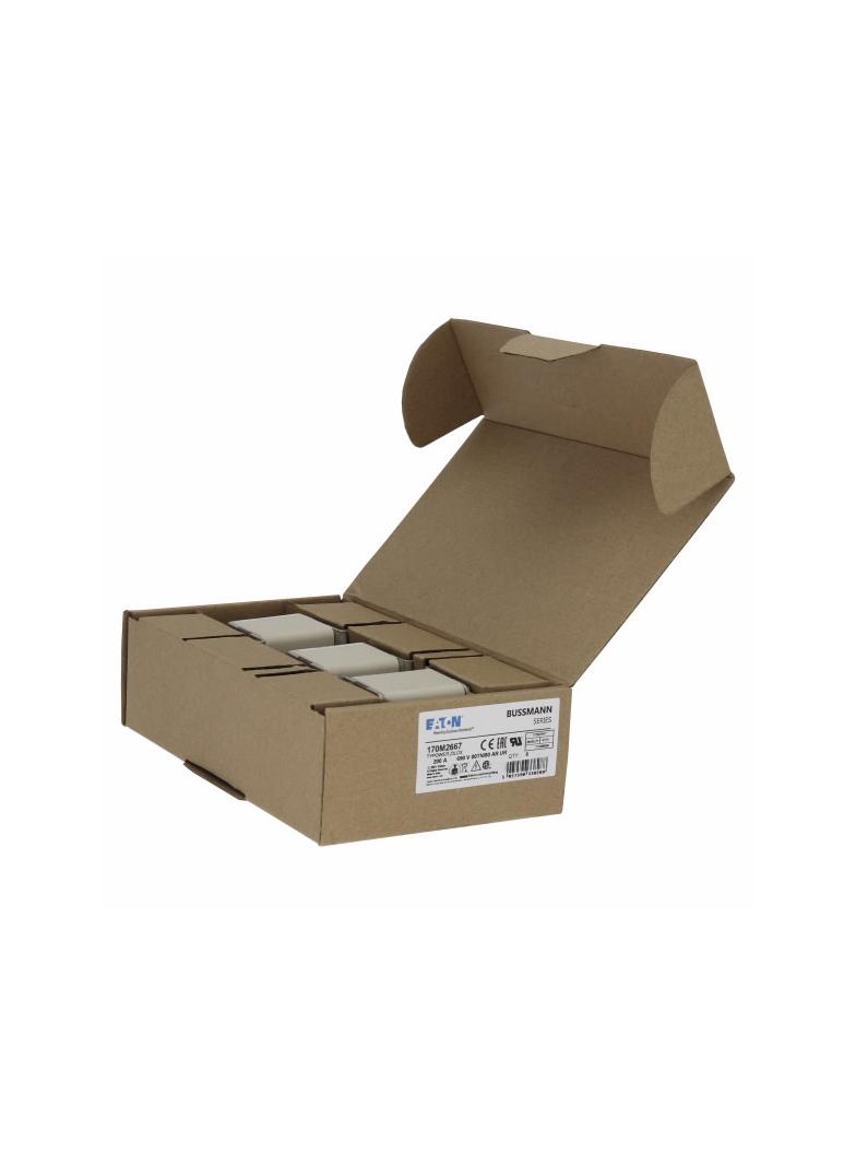 200A 690V aR 00TN/80 TYPE T IND. FUSE Wkładka szybka 200A AC 690V DIN 00 aR DIN IEC nieizol 170M2667