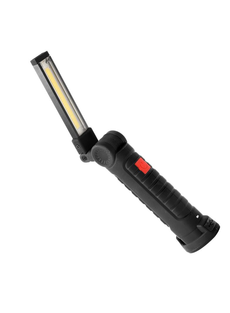 Latarka warsztatowa LED COB 2W, 200lm, 1200 mAh, składana