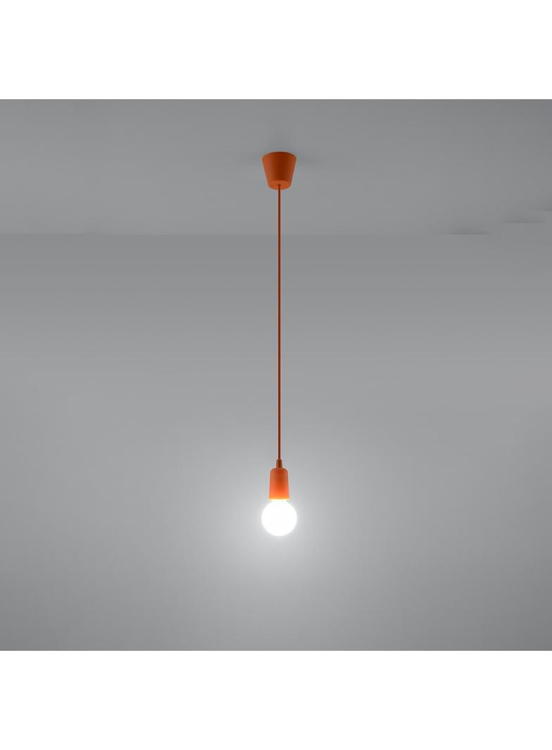 Sollux Lampa wisząca DIEGO 1 pomarańczowy SL.0584