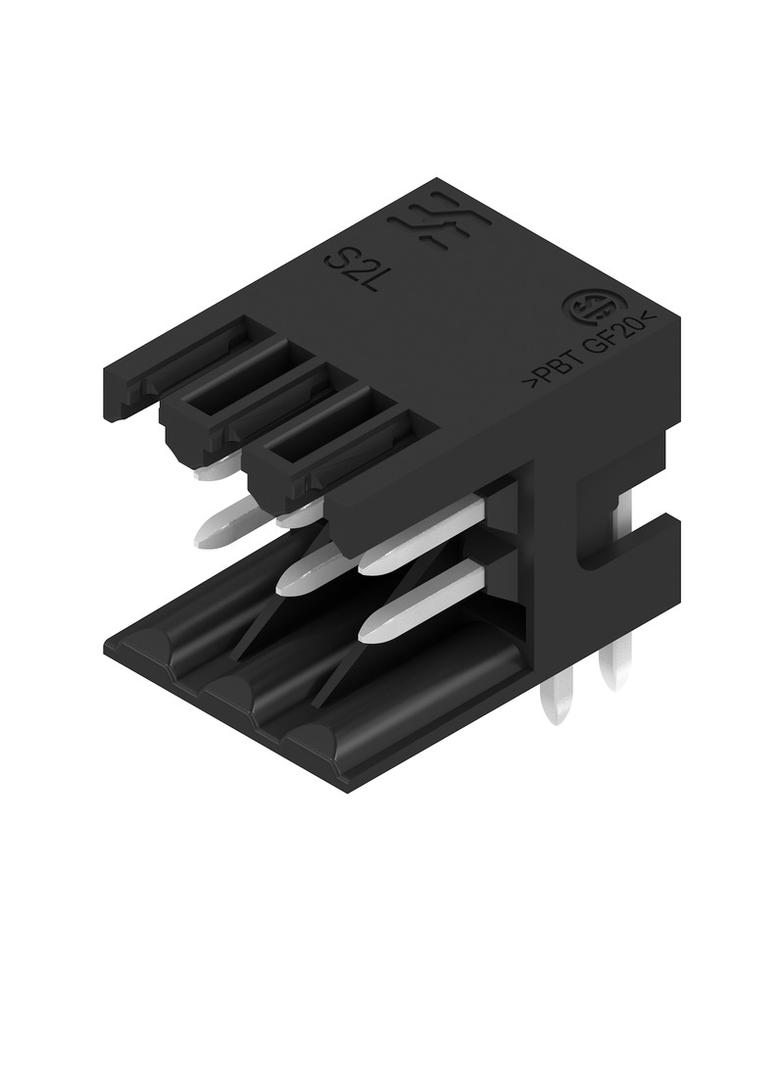 S2L 3.50/06/90 3.5SN BK BX Złącze wtykowe płytek drukowanych /174szt./ WEIDMULLER