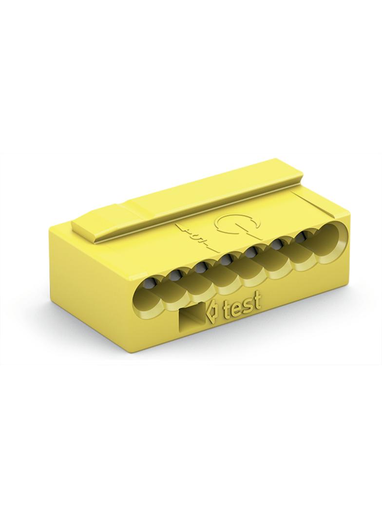 Szybkozłączka MIKRO 8x 0,6‑0,8mm2 żółta 243‑508 /50szt./ WAGO