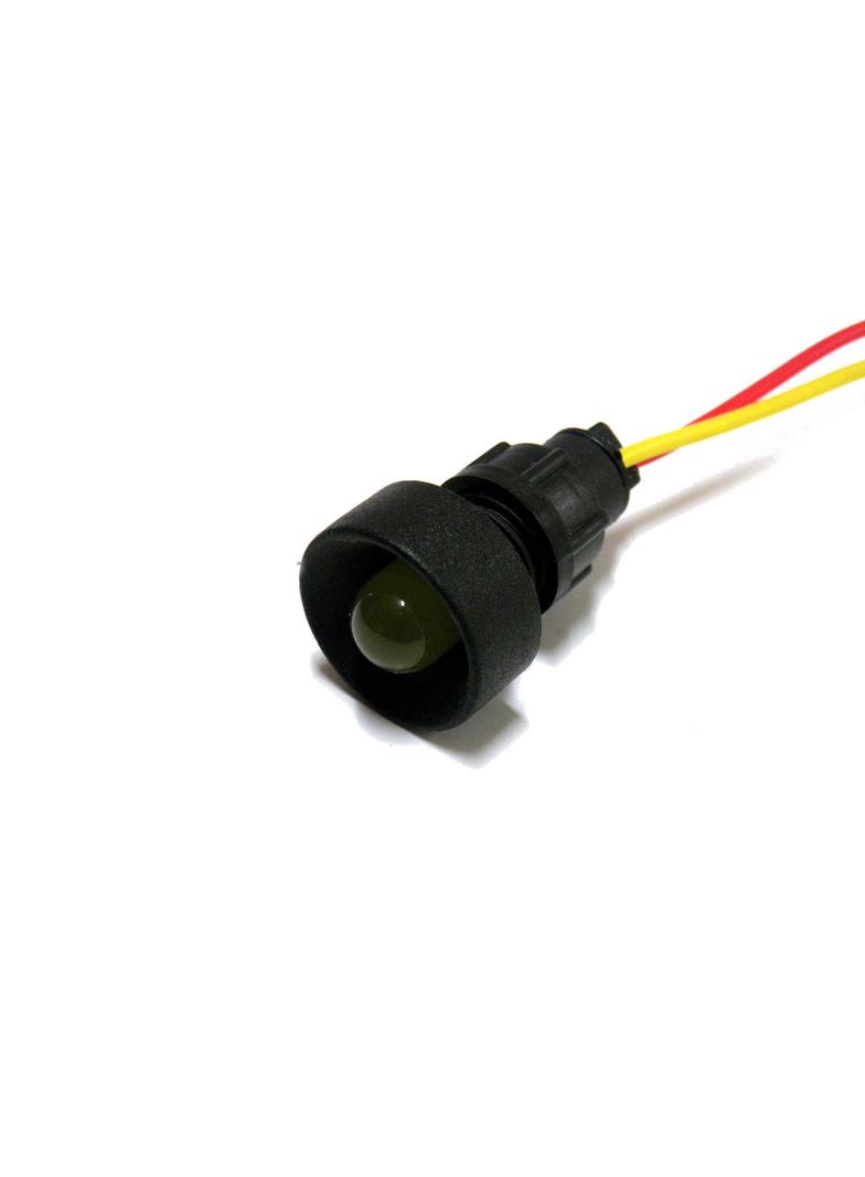 Klp10Y/24V ,  Kontrolka diodowa, klosz 10 mm, 24V, żółty