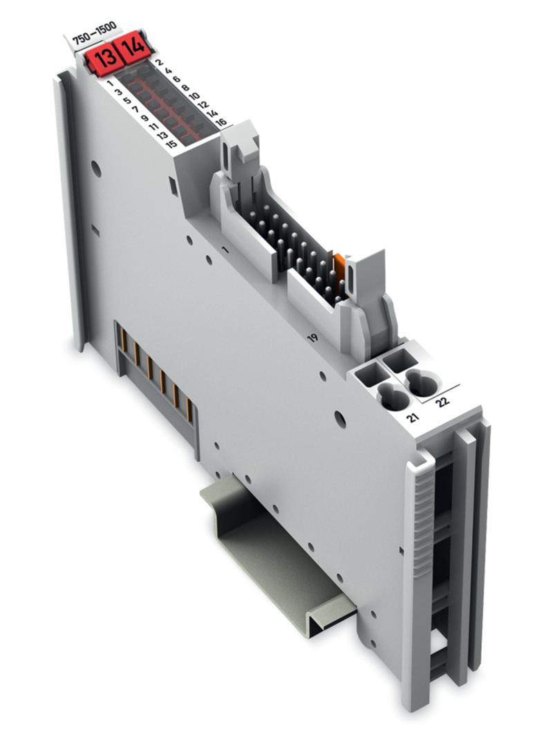 moduł 16DO 24V DC 0.5A ze złączem do przewodu taśmowego WAGO