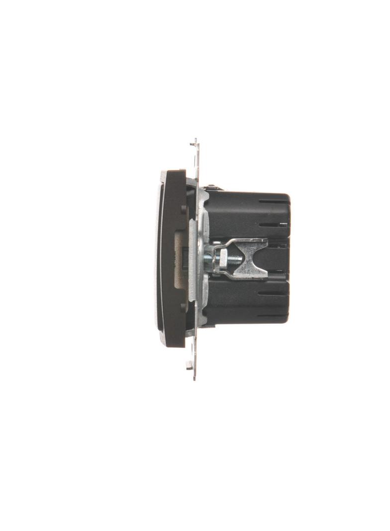 Simon 54 Ściemniacz dwuprzyciskowy 40–500 W (300 VA) brąz mat D75310.01/46 KONTAKT