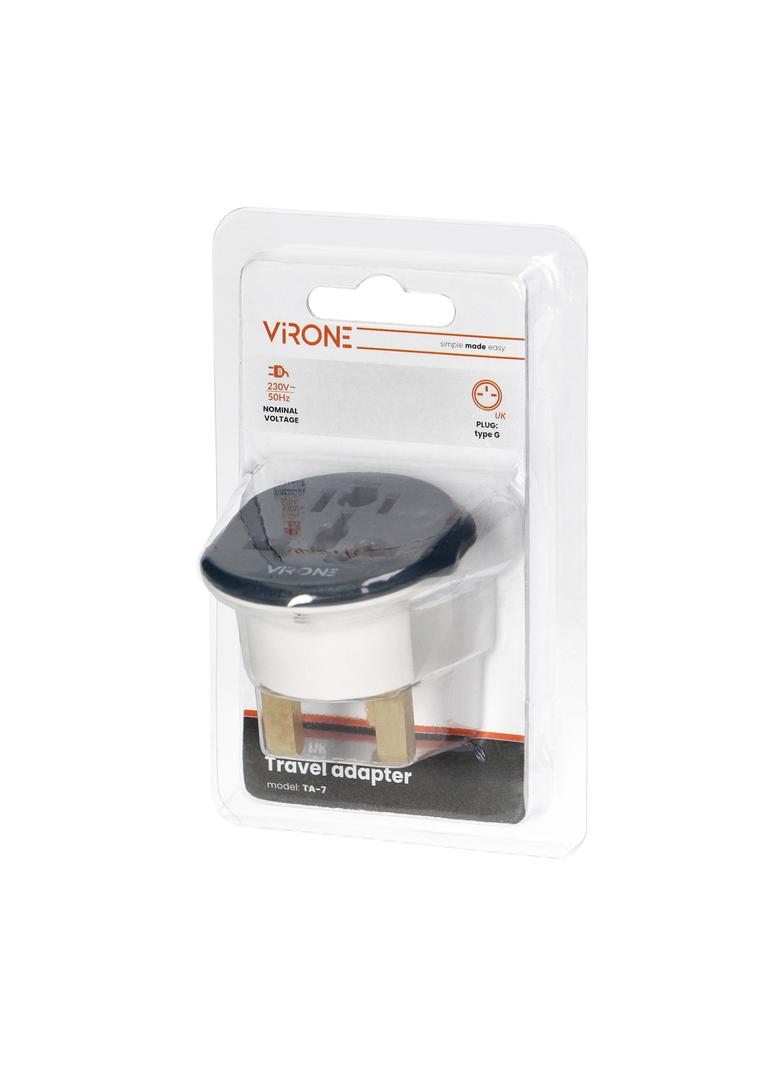 Adapter przejściówka angielska wtyczka PL EU na UK TA-7 ORNO